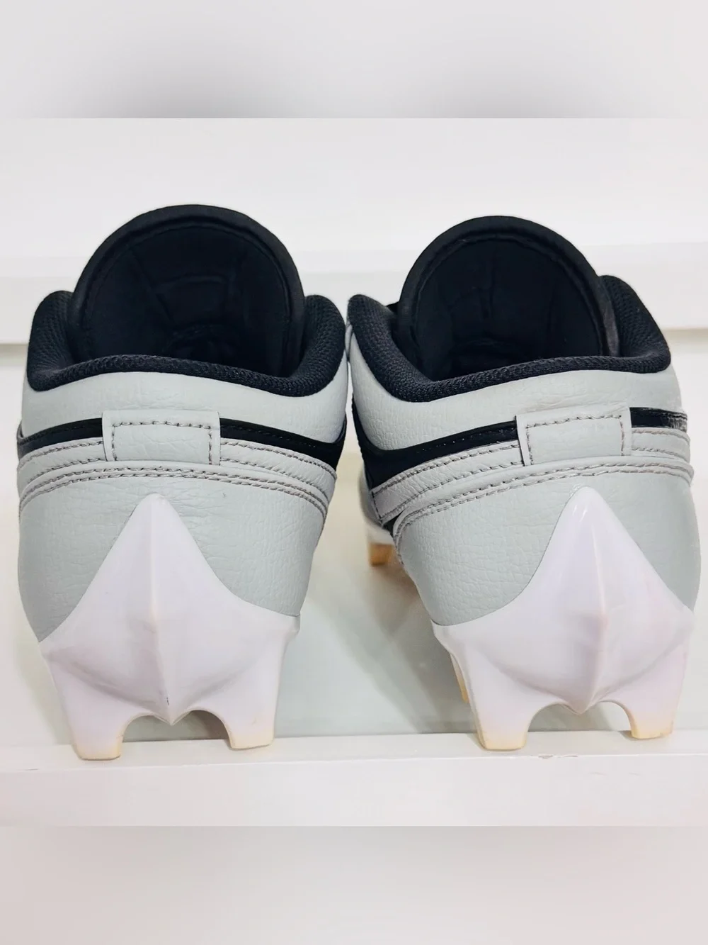 Jordan 1 Low TD Shadow 2.0 Football Cleat M7 W 8.5 Black White Gray FJ6245-002 🔥